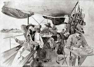 Correspondants de guerre en route pour Khartoum, imprimé dans 